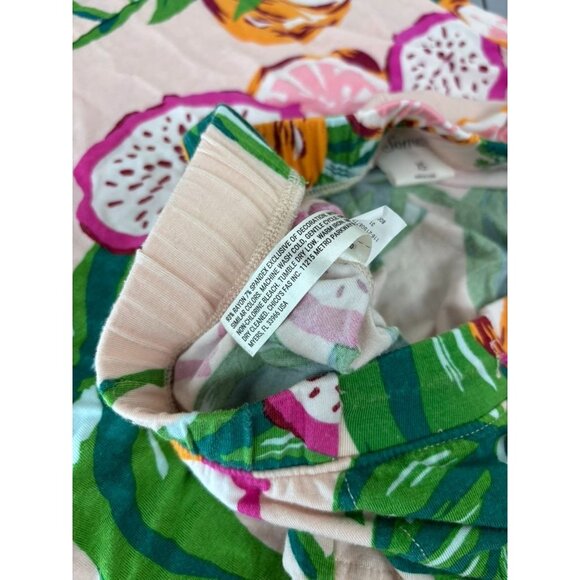 Soma women's XS pink dragon fruit patterned shorts short sleeved pajama set - Picture 6 of 7